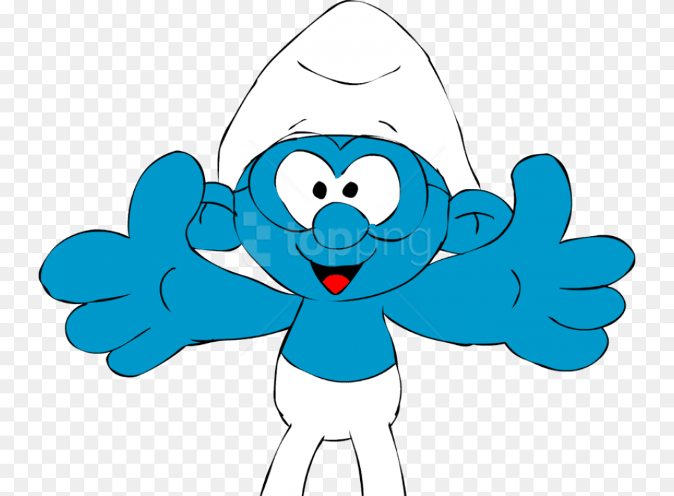 Download Brainy Smurf Clipart Photo, Clothing, Glove, Baby, Person Free Png