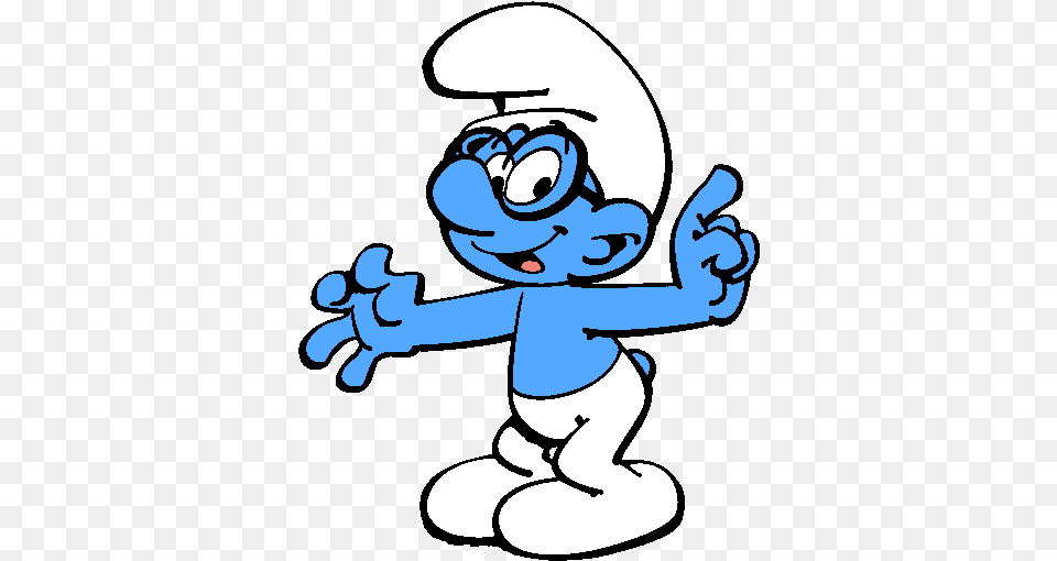 Brainy Smurf Image With No Smurfs Cartoon Character, Baby, Person, Face, Head Free Png Download