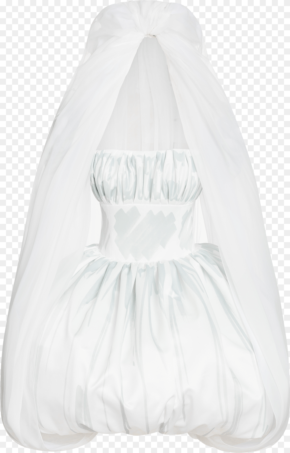 Bridal Veil Image With No Gown, Wedding Gown, Wedding, Person, Formal Wear Free Png Download