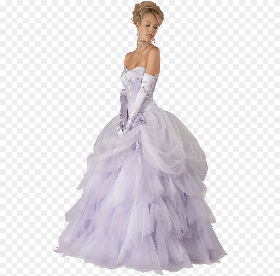 Bride Image For Girl In Dress, Formal Wear, Wedding Gown, Clothing, Fashion Free Png Download