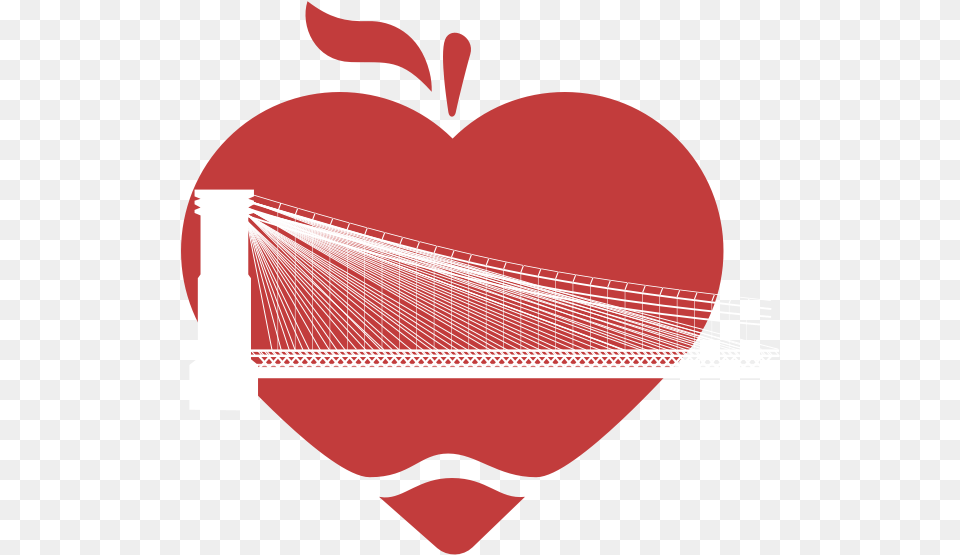 Download Bridge Acquaintance Apple Fresh, Heart Png Image