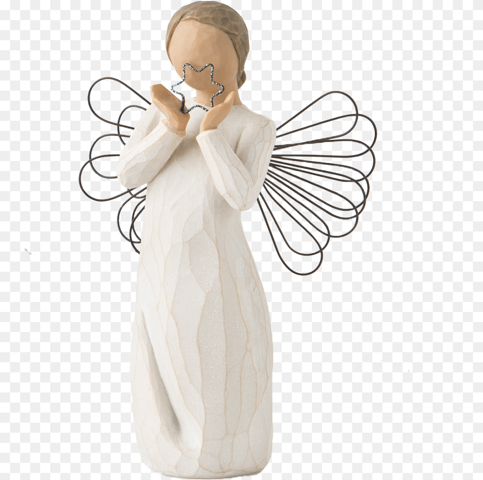 Download Bright Star Angel Figurine Willow Tree Bright Star, Adult, Wedding, Person, Woman Png