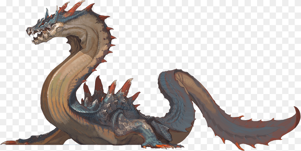 Download Brilliant Art Design Monster Hunter Sea Monster Monster Hunter Sea Dragon, Animal, Dinosaur, Reptile Free Png