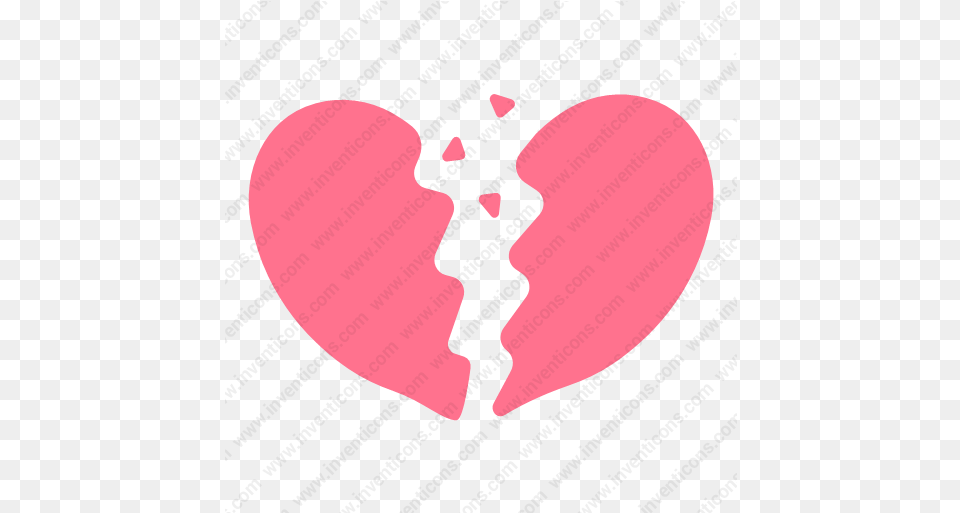 Download Broken Heart Vector Icon Emblem, Logo Png Image