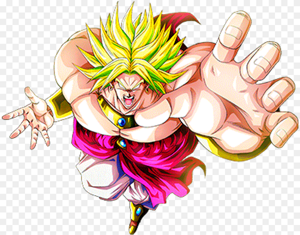 Download Broly Transparent Dokkan Battle, Publication, Book, Comics, Adult Png Image