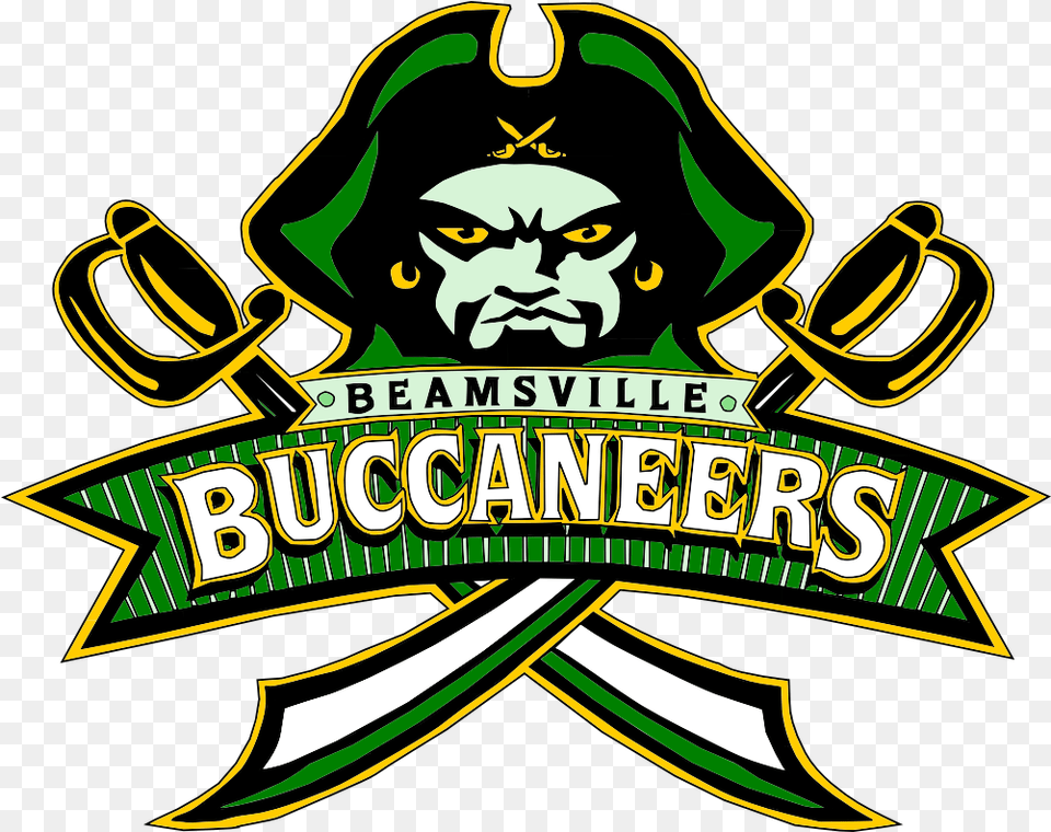 Download Buccaneers Logo Beamsville District Secondary School Logo, Baby, Face, Head, Person Free Transparent Png