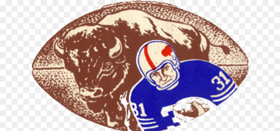 Download Buffalo Bills Iron Ons Buffalo Bills Logo History, American Football, Football, Person, Playing American Football Png Image