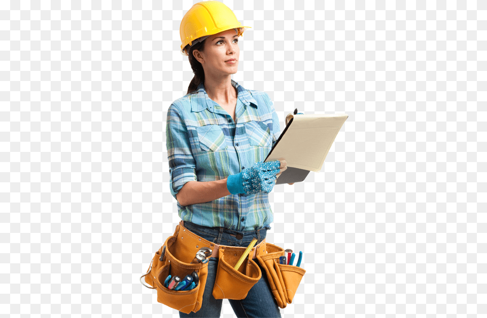 Download Building Engineer Construction, Worker, Person, Helmet, Hardhat Png Image