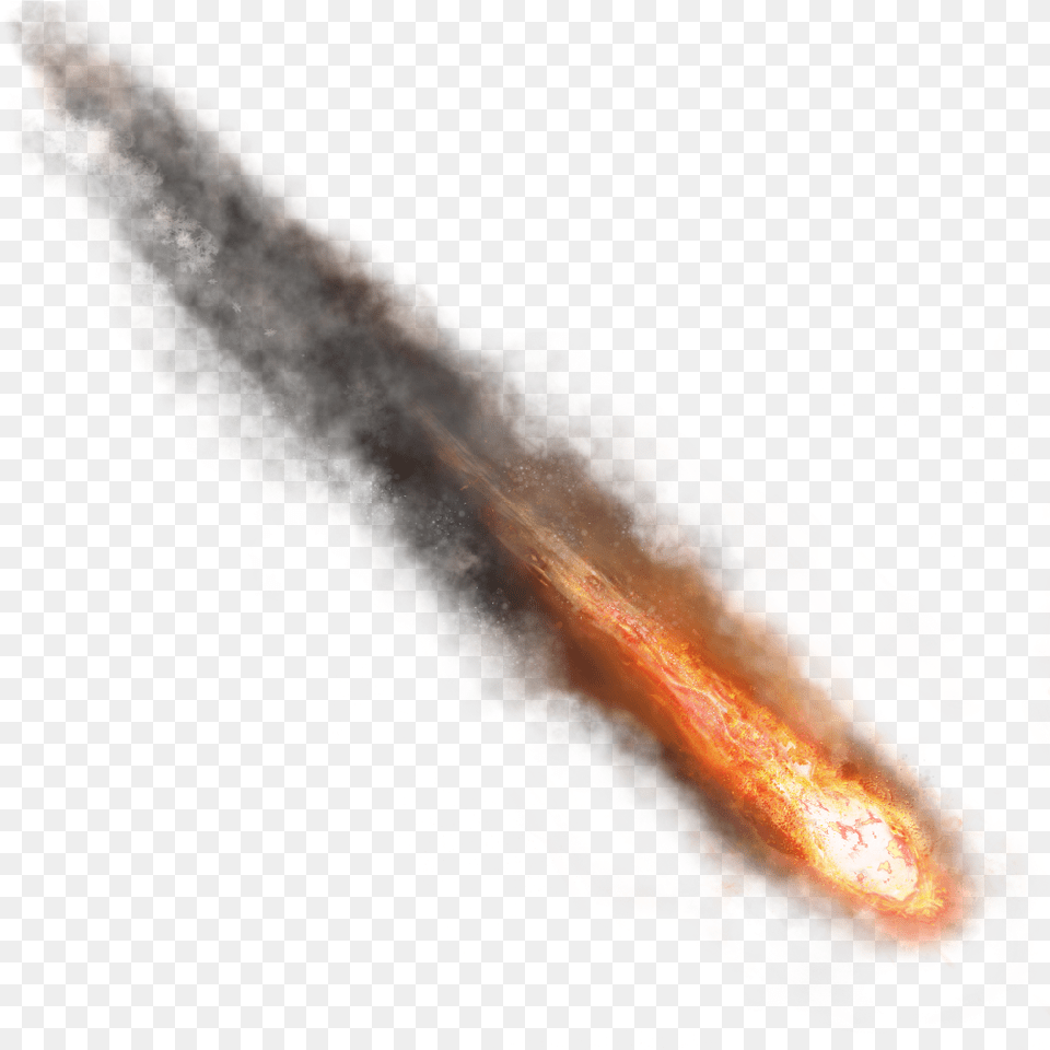 Download Bullet Transparent Flame Bullet Fire Comet, Nature, Outdoors, Mountain, Astronomy Png