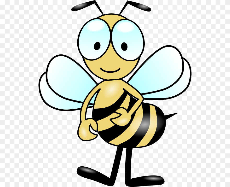 Download Bumble Bee Clip Art Clipart Bee Clip Art Bee, Animal, Invertebrate, Insect, Honey Bee Png