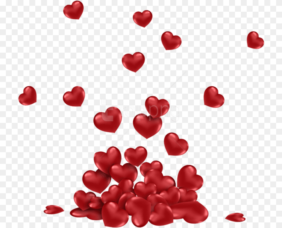 Download Bunch Of Hearts Images Background Bunch Of Hearts, Flower, Petal, Plant, Heart Free Transparent Png