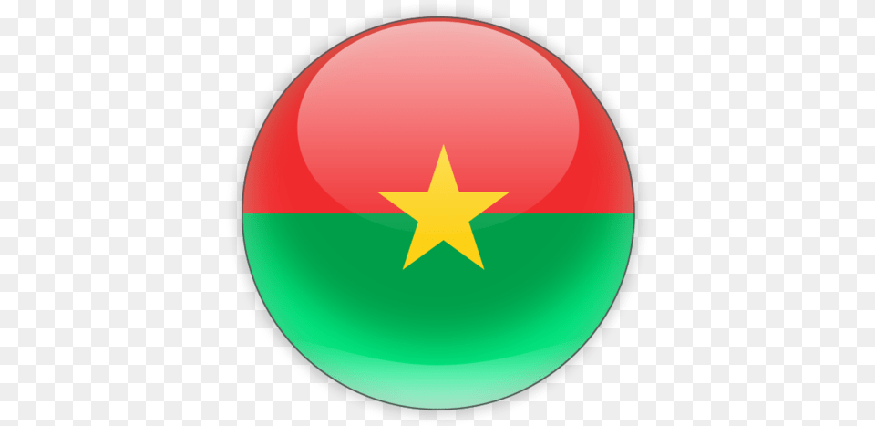 Download Burkina Faso Flag Hd Flag, Sphere, Star Symbol, Symbol, Astronomy Png