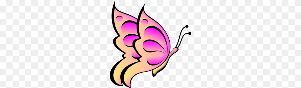 Butterfly Clipart Butterfly Clip Art Butterflydrawing, Pattern, Graphics, Floral Design, Purple Free Png Download