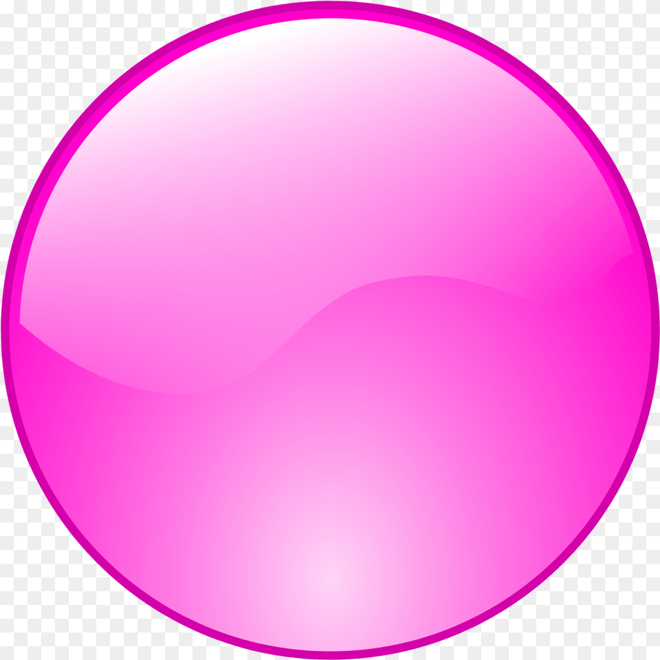 Download Button Icon Fuchsia Pink Circle Icon Full Fuschia Pink Pink Dot, Purple, Sphere, Balloon, Astronomy Png Image