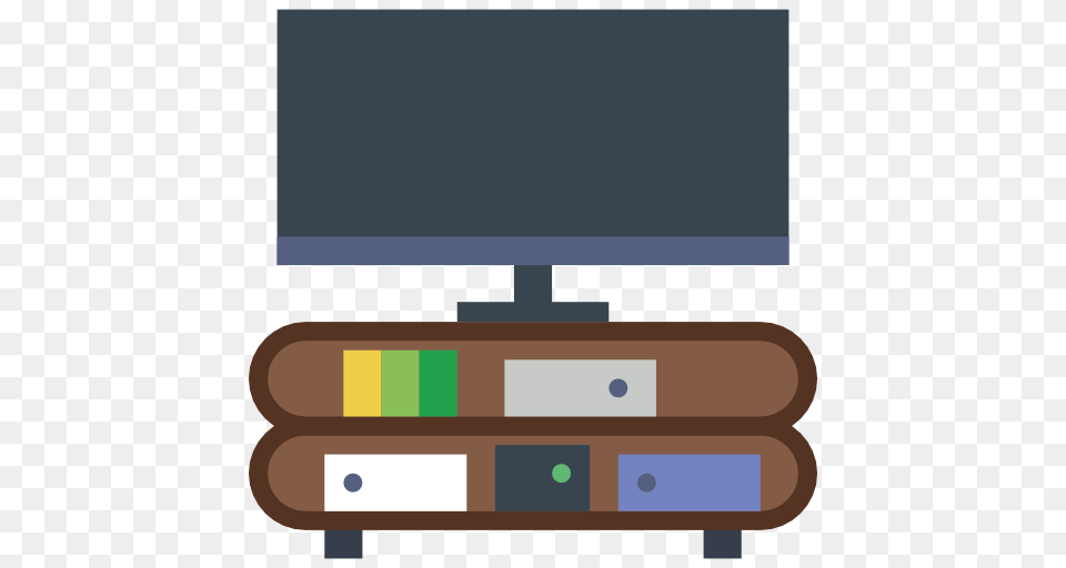 Download Cabinet And Tv Cartoon Clipart Clip Art Television, Computer Hardware, Electronics, Hardware, Screen Free Png