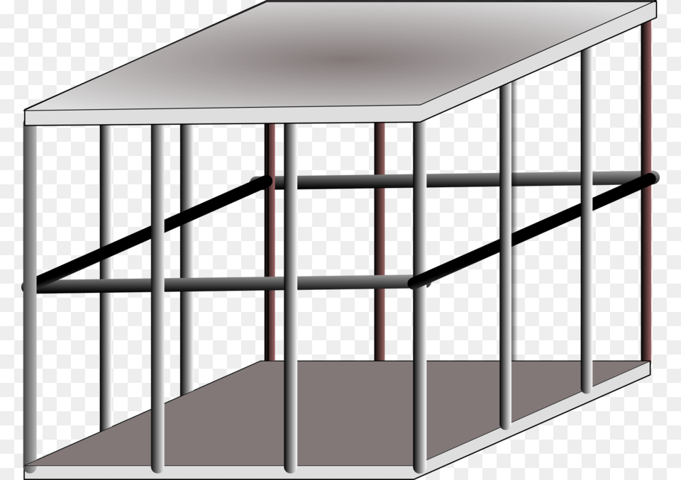 Download Cage Clipart Cage Clip Art Illustration Architecture, Building, Outdoors, Shelter, Door Free Transparent Png