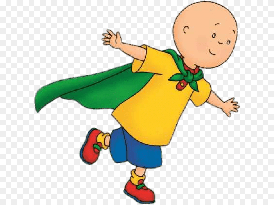 Download Caillou Superman Clipart Photo Anime Memes One Punch Man, Baby, Cape, Clothing, Person Free Transparent Png