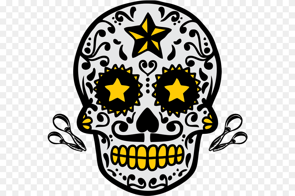Download Calavera Skull Halloween Clip Art Calavera Calavera Imagenes De Halloween, Symbol, Face, Head, Person Free Png