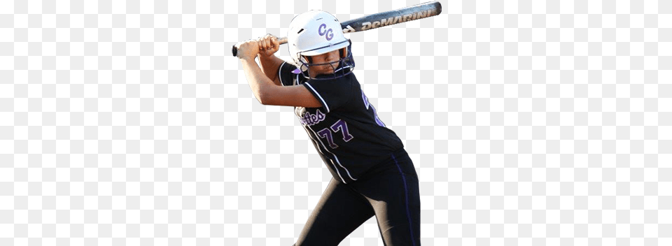 California Grapettes Girls Fastpitch Baseball Player, Helmet, People, Person, Sport Free Png Download