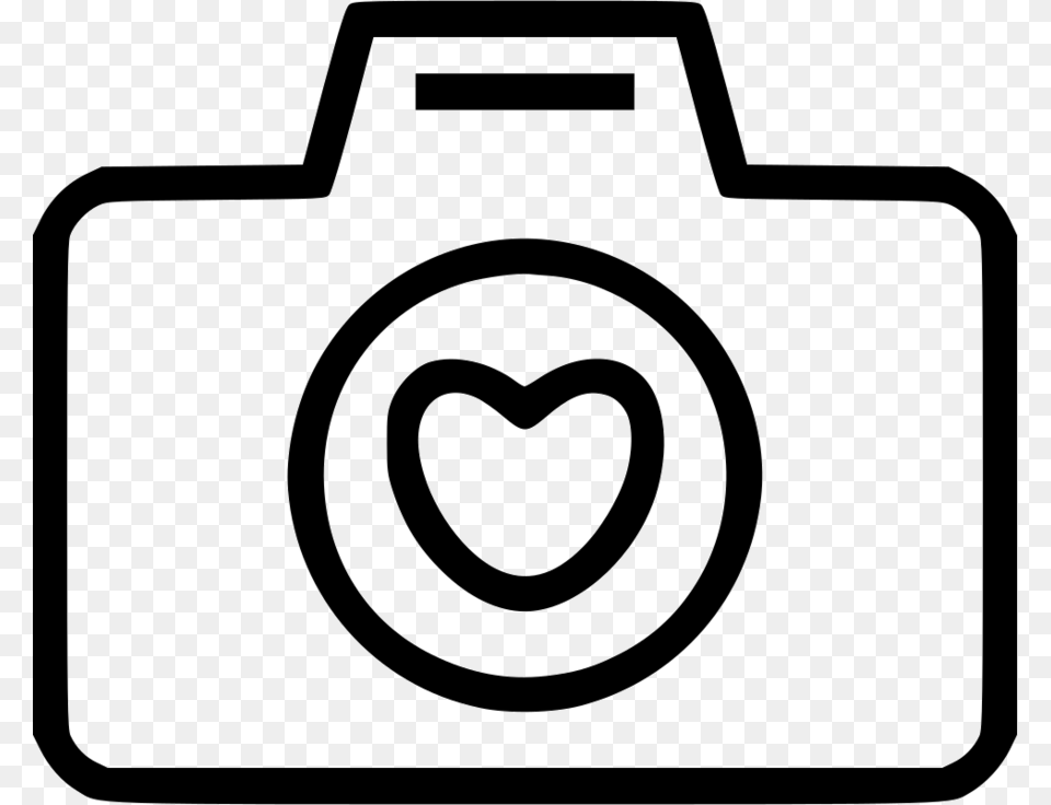 Download Camera Love Icon Clipart Clip Art Camera Heart, Bag Free Transparent Png
