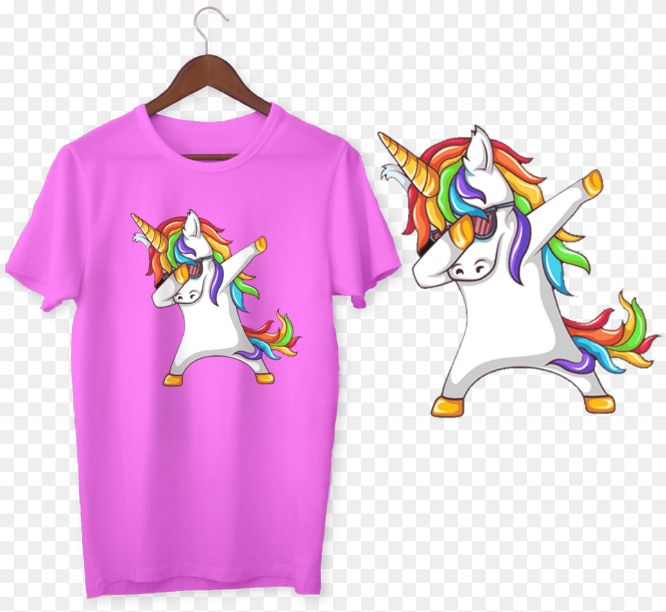 Download Camiseta Dabbing Unicorn Na Animals Dabbing, Clothing, T-shirt, Shirt, Book Free Png