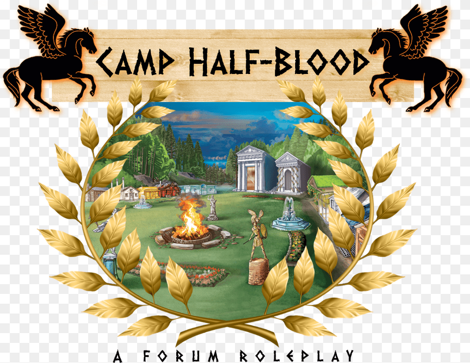 Download Camp Half Blood Illustration, Emblem, Symbol, Animal, Horse Free Transparent Png