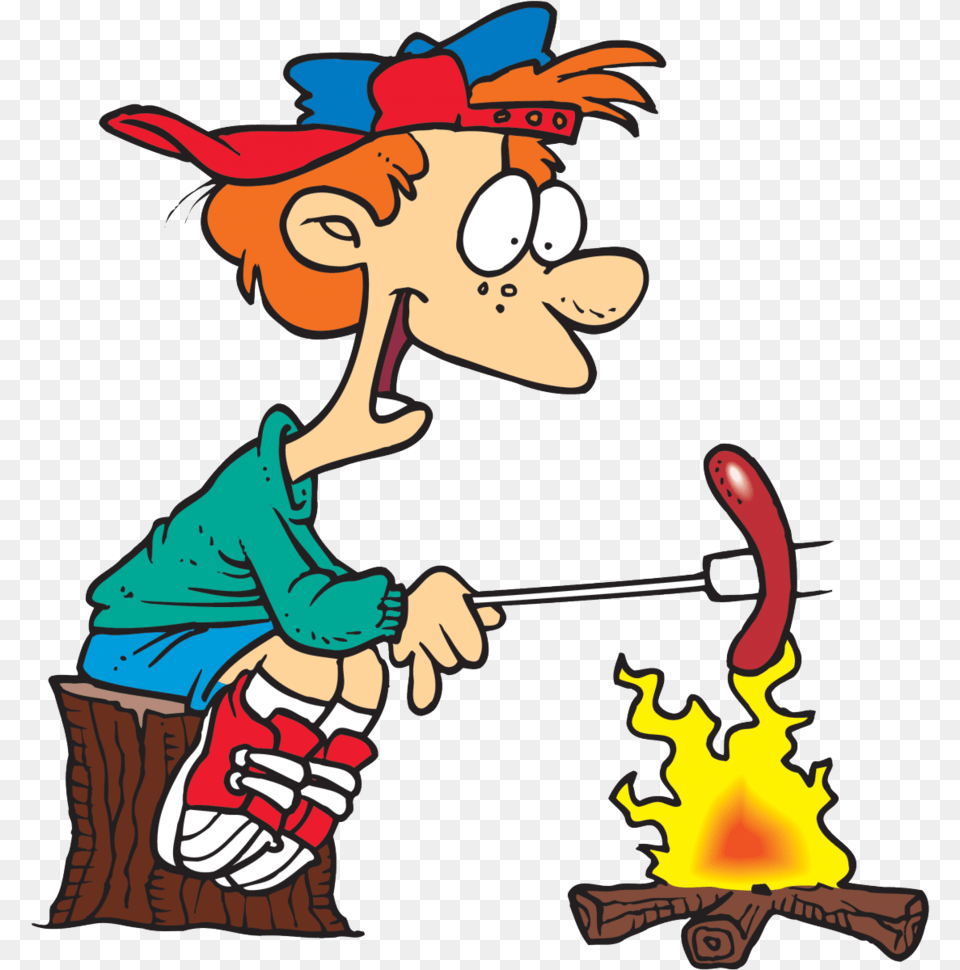 Download Campfire Cooking Clipart Smore Barbecue Clip Art Smore, Baby, Person, Face, Head Png Image