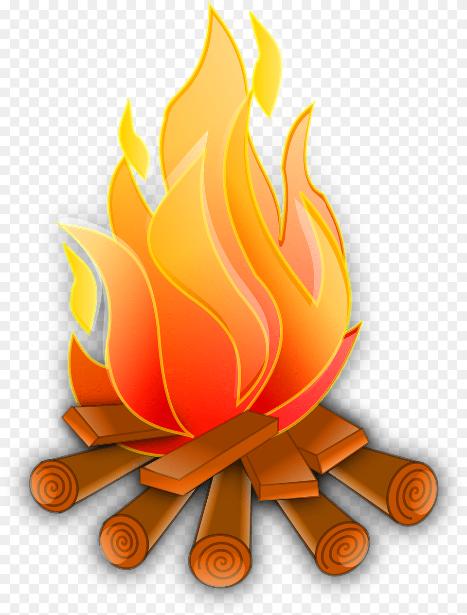 Campfire Vector Image For Camp Fire, Flame, Bonfire Free Png Download