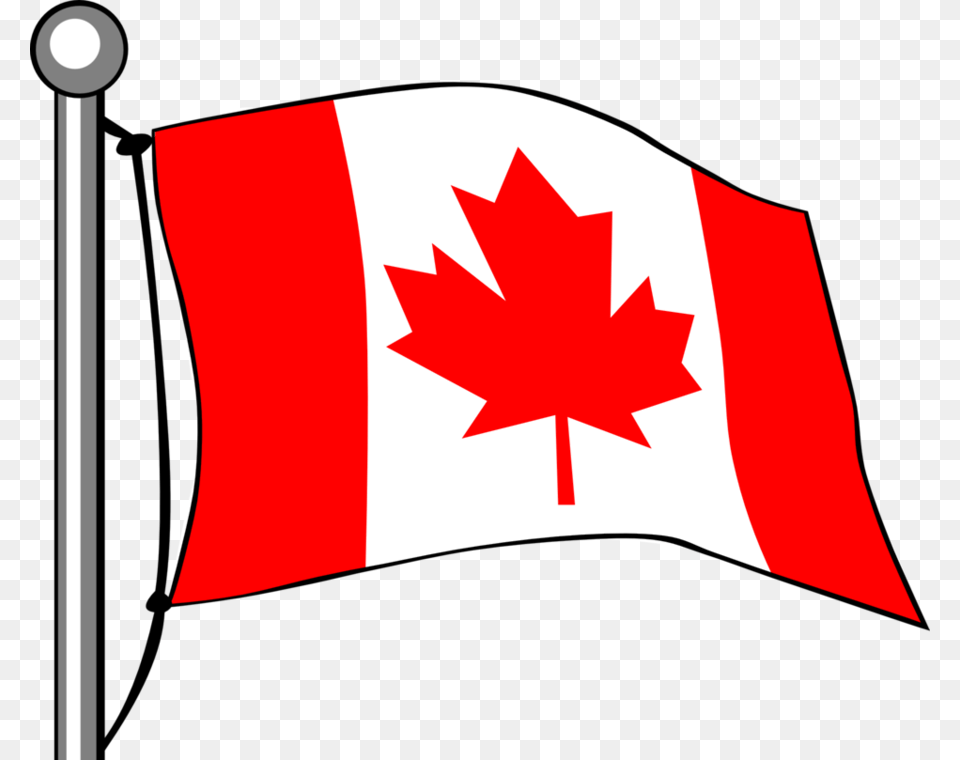 Canada Flag Cartoon Clipart Flag Of Canada Clip Art, Leaf, Plant, First Aid Free Png Download