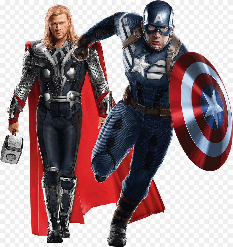 Download Captain America Thor Captain America Adult, Person, Woman, Female Free Transparent Png