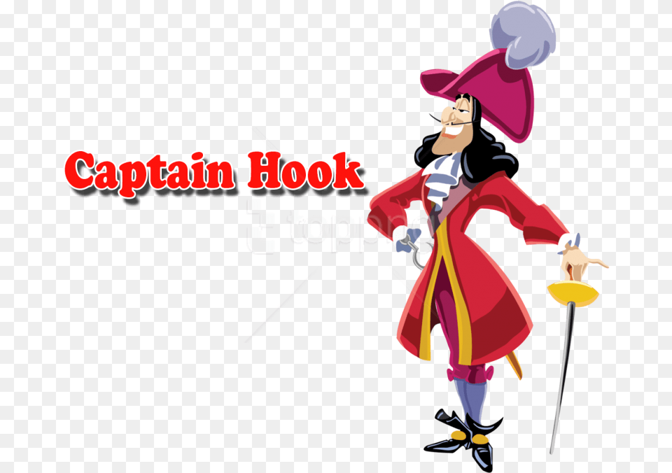 Captain Hook Clipart Photo Captain Hook, Book, Comics, Publication, Person Free Png Download