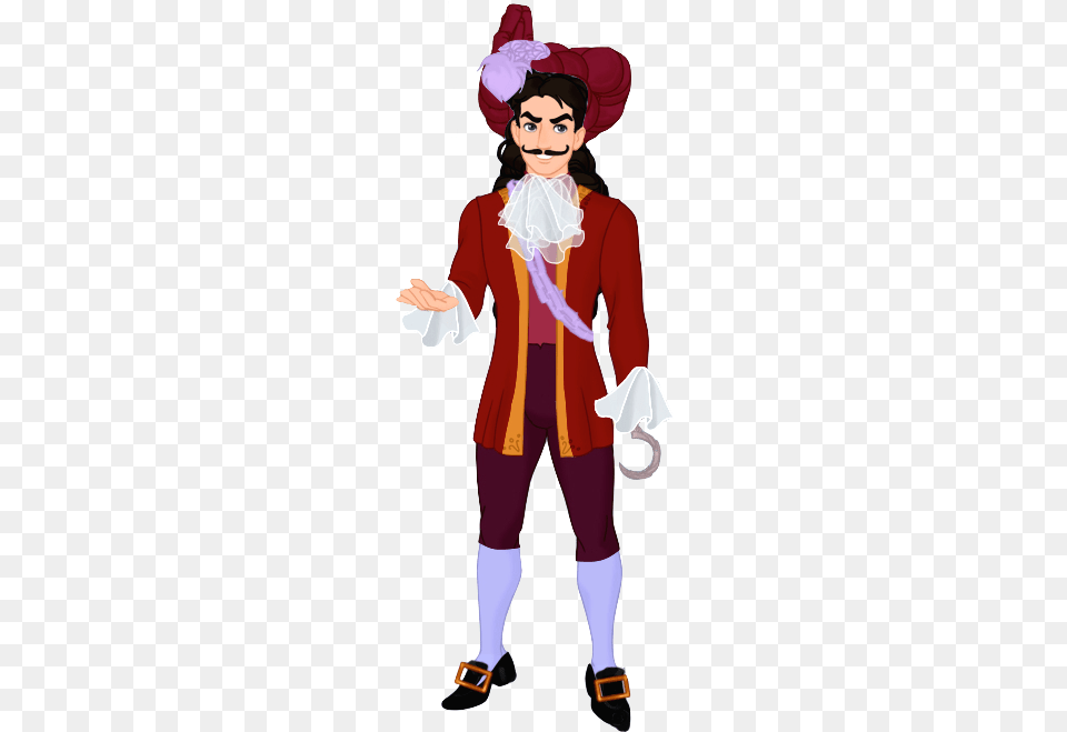 Download Captain Hook Hd, Clothing, Costume, Person, Adult Png