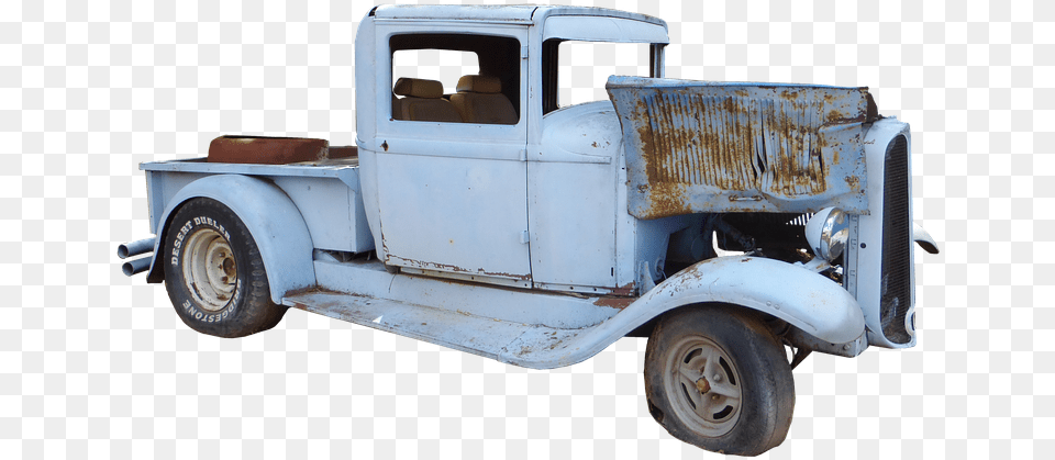 Car Former Old Automobile Old Pickup Truck, Pickup Truck, Transportation, Vehicle Free Png Download