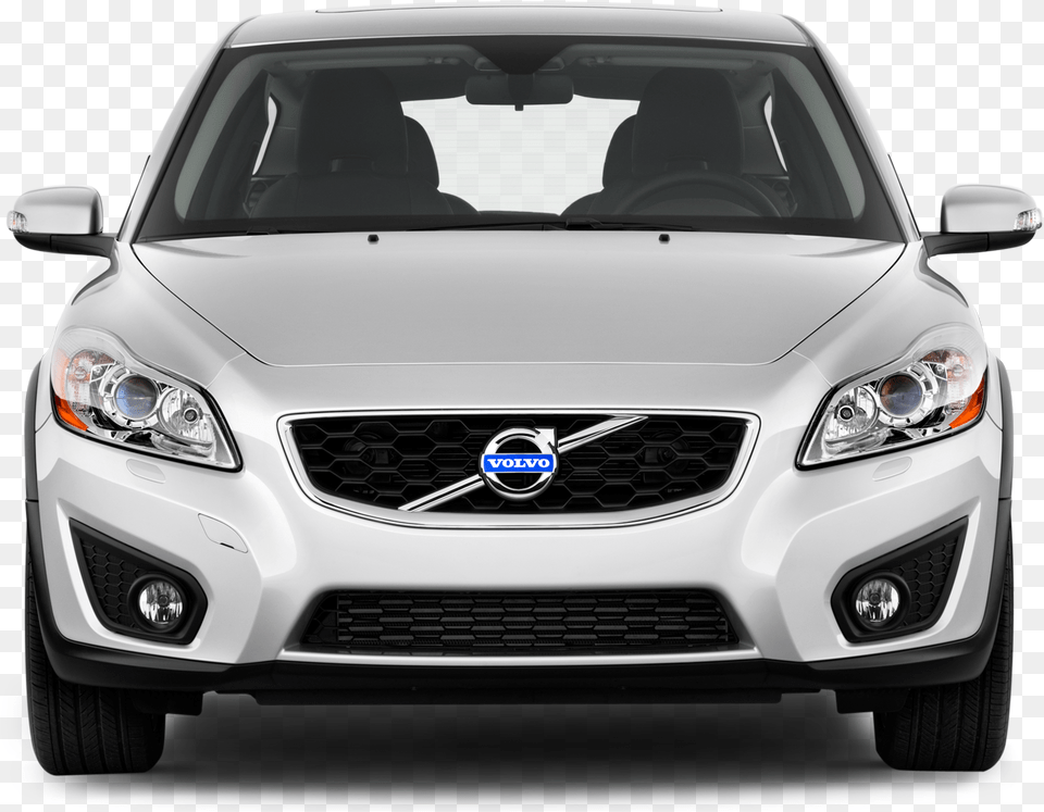 Download Car Front View Volvo C30 2010 Front, Sedan, Vehicle, Transportation, Bumper Png Image