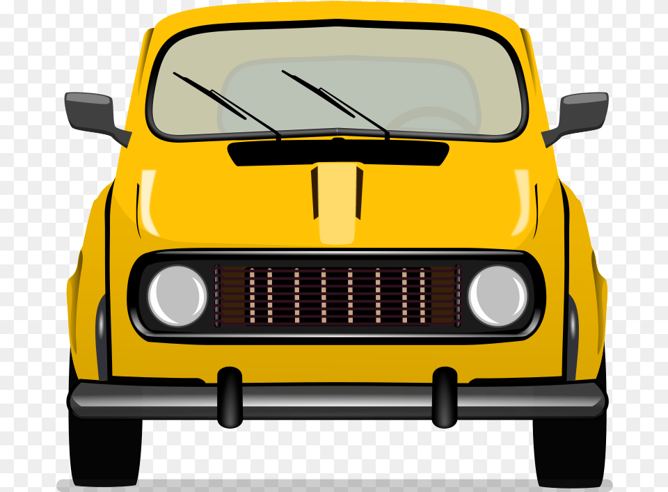 Download Car Frontview Vintage Old Remix Dlpngcom Vector Car Front View, Coupe, Sports Car, Transportation, Vehicle Png Image