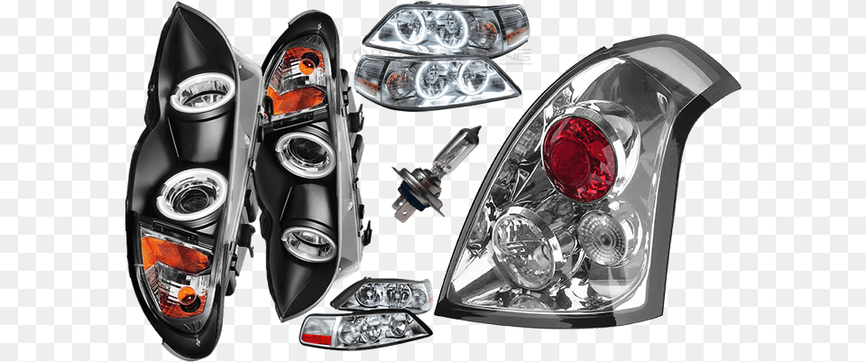 Download Car Lights Accessories Xtune 3 Car Light Accessories, Headlight, Transportation, Vehicle, Motorcycle Png Image