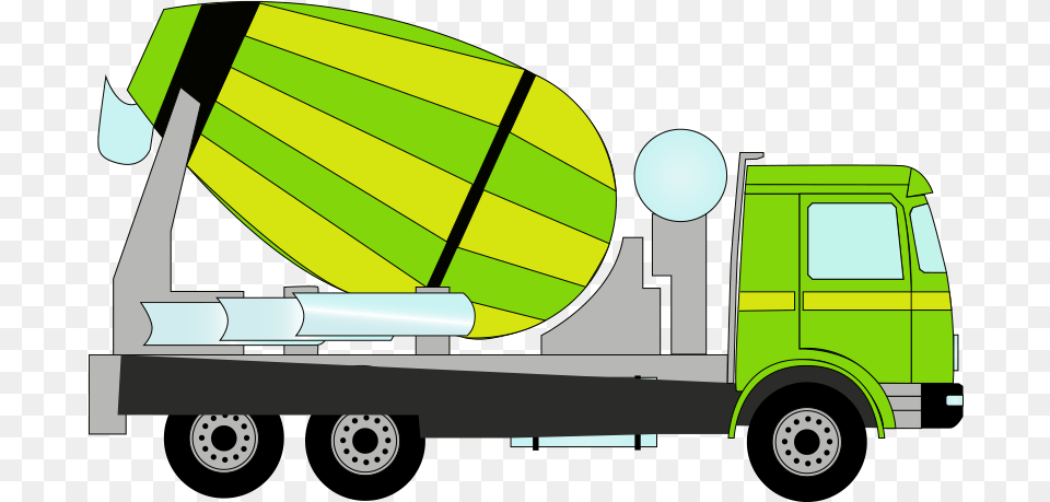 Download Car Vehicles Cement Vector Mixers Graphics Truck Hq Concrete Lorry Vector, Water, Nature, Outdoors, Sea Free Transparent Png