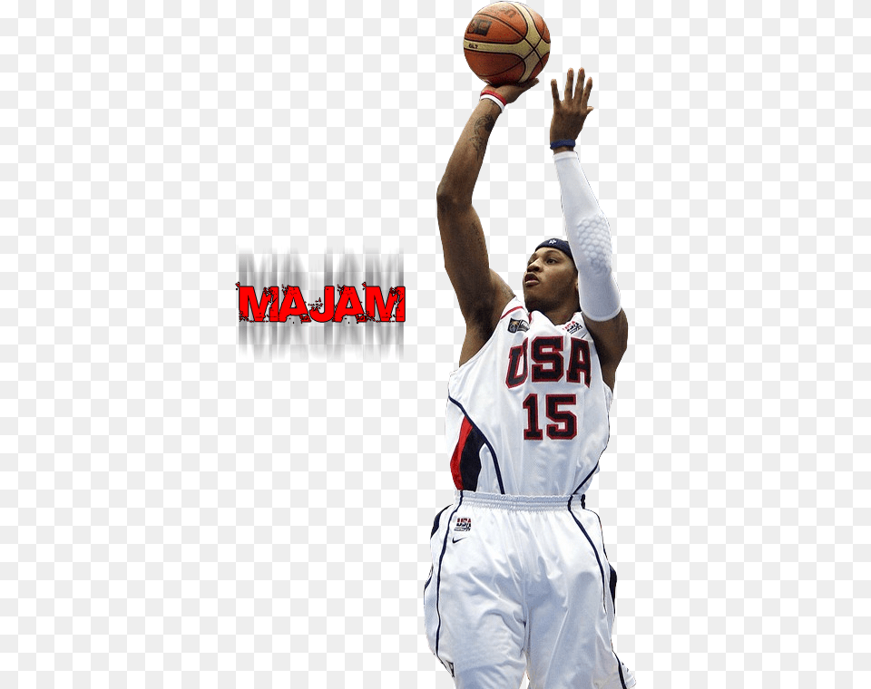 Download Carmelo Anthony Block Basketball, Ball, Basketball (ball), People, Person Png Image