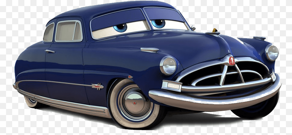 Download Cars Hudson Mcqueen Lightning Mater Doc Cartoon Doc Hudson Cars, Car, Transportation, Vehicle, Machine Png Image