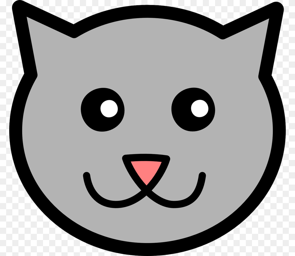Download Cartoon Cat Face Clipart Cat Kitten Clip Art Cat, Disk Png Image