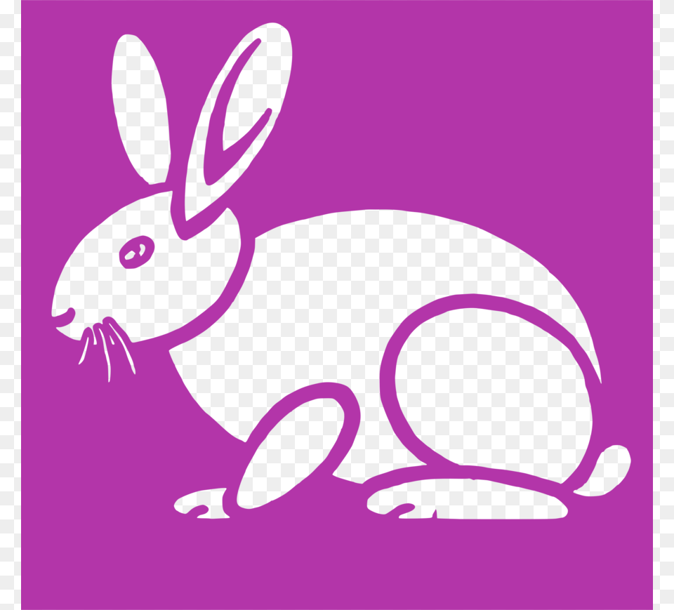 Download Cartoon Clipart Domestic Rabbit Easter Bunny Clip Art, Animal, Mammal, Fish, Sea Life Png Image