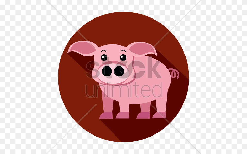 Download Cartoon Clipart Pig Clip Art Pig Illustration Cartoon, Animal, Mammal, Bear, Wildlife Png Image
