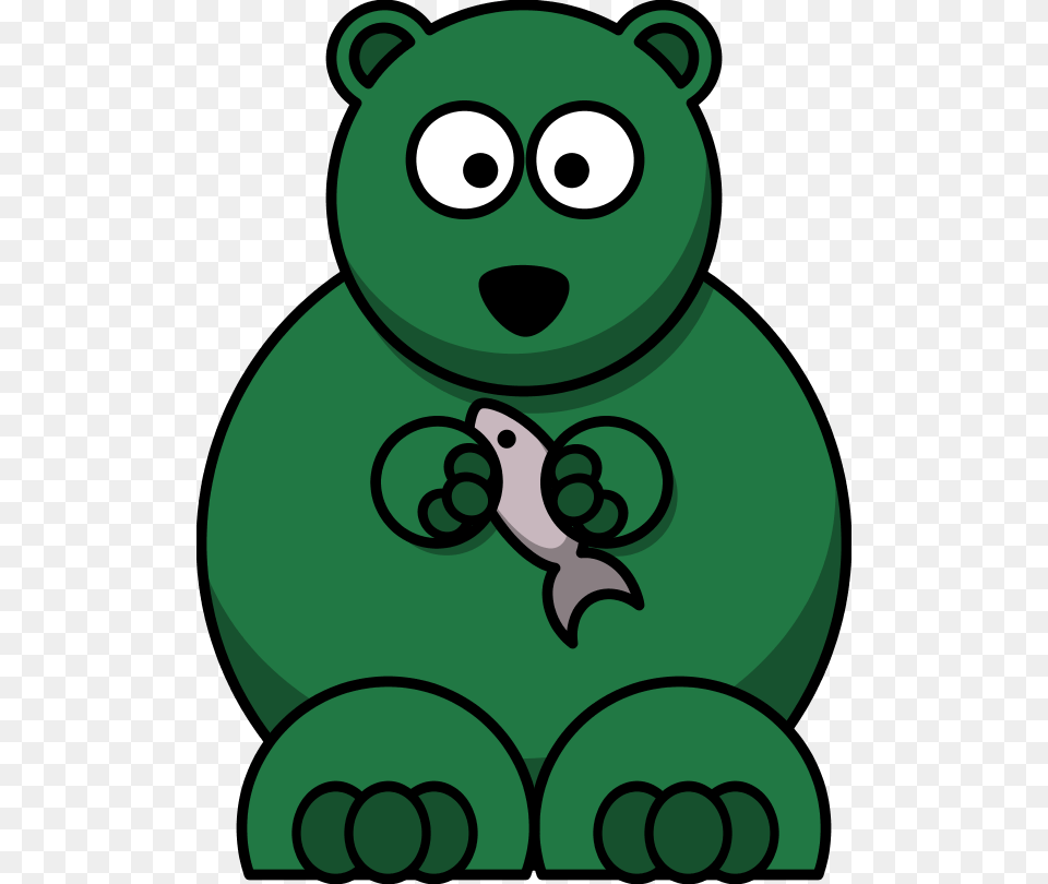 Download Cartoon Drawing Of Bear, Animal, Green, Mammal, Wildlife Png