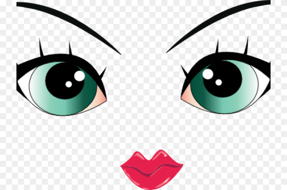 Download Cartoon Girl Eyes Girl Cartoon Eyes, Art, Accessories, Glasses Free Png