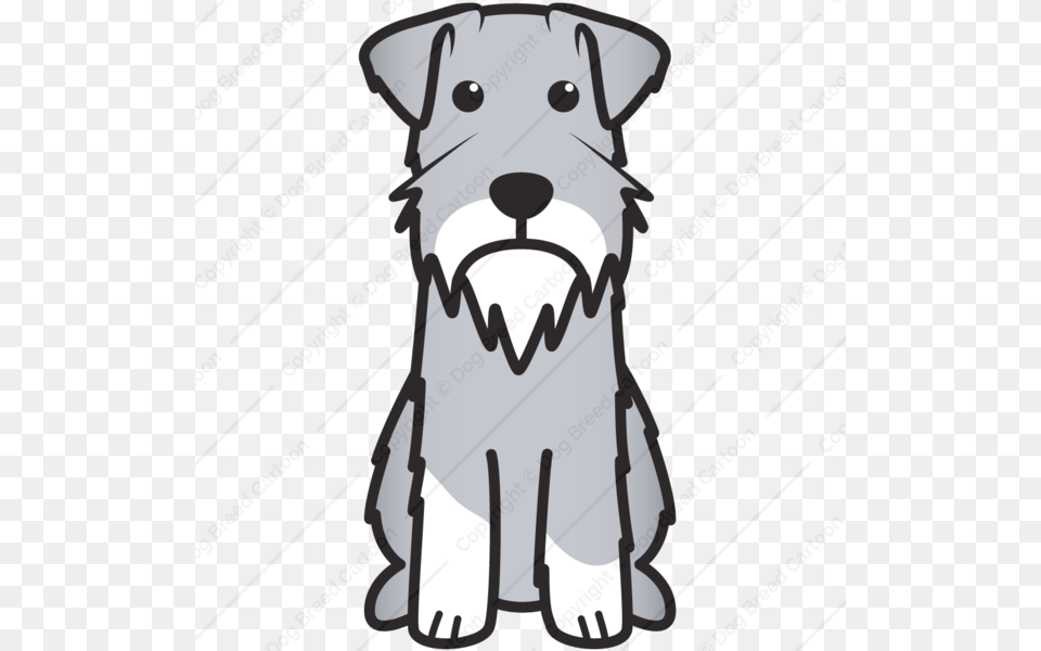 Download Cartoon Miniature Schnauzer Clipart Miniature Schnauzer, Animal, Canine, Dog, Mammal Free Png