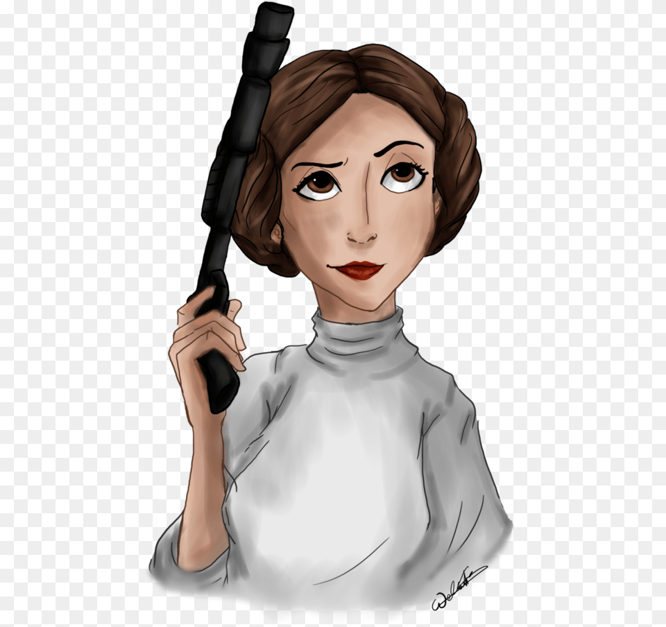 Download Cartoon Princess Leia Leia Star Wars Drawing, Adult, Person, People, Woman Png Image