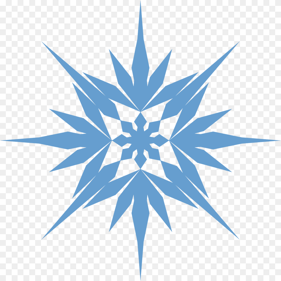 Download Cartoon Snowflake Clipart Elsa Snowflake Cartoon Snowflake, Nature, Outdoors, Leaf, Plant Free Png
