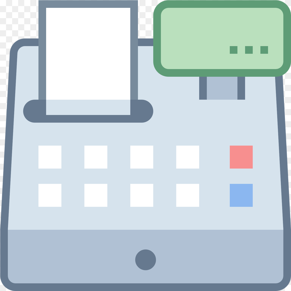 Cash Register Icon, Computer Hardware, Electronics, Hardware, Text Free Png Download