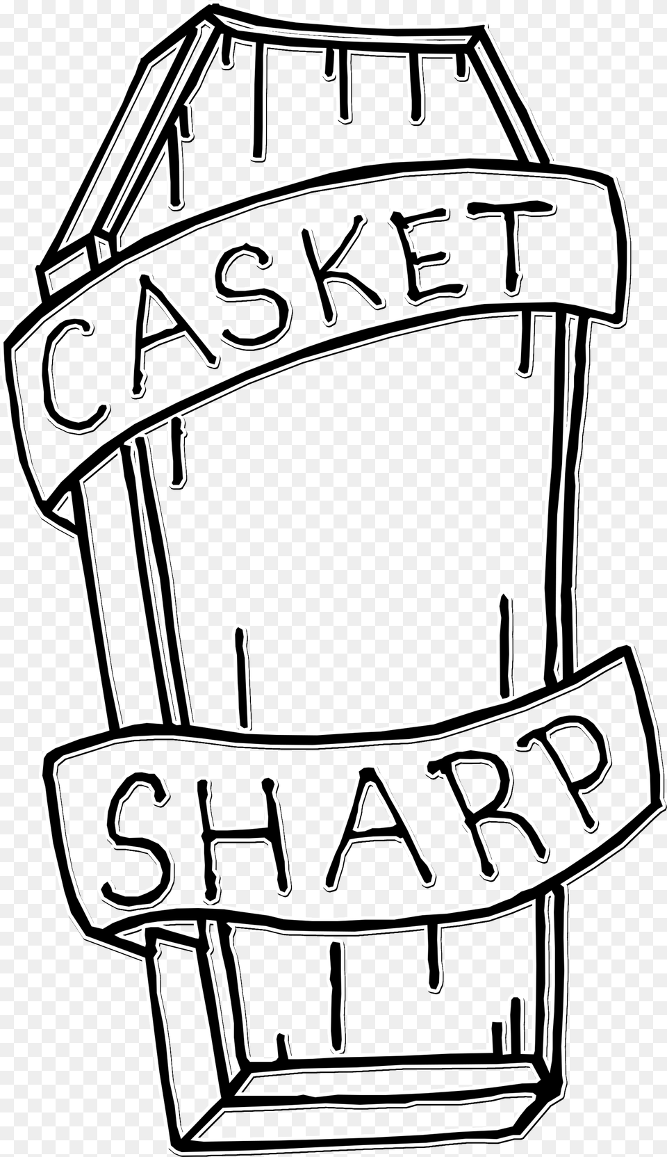 Download Casket Drawing Casket Drawing, Logo, Architecture, Building, Factory Free Transparent Png