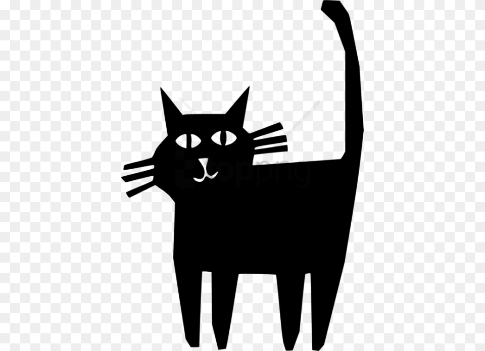 Download Cat Images Background Images Black Pete The Cat, Animal, Mammal, Pet, Silhouette Png